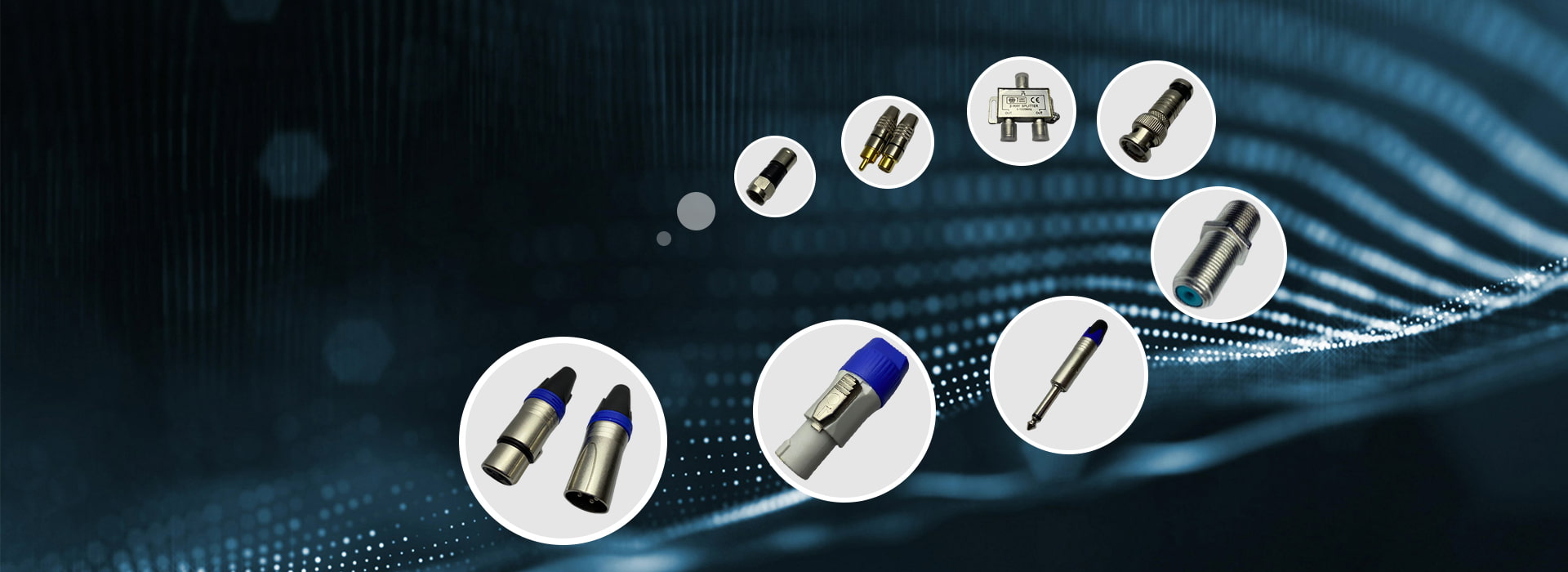 Various audio,video cable As well as the professional manufacturer of electronic connectors