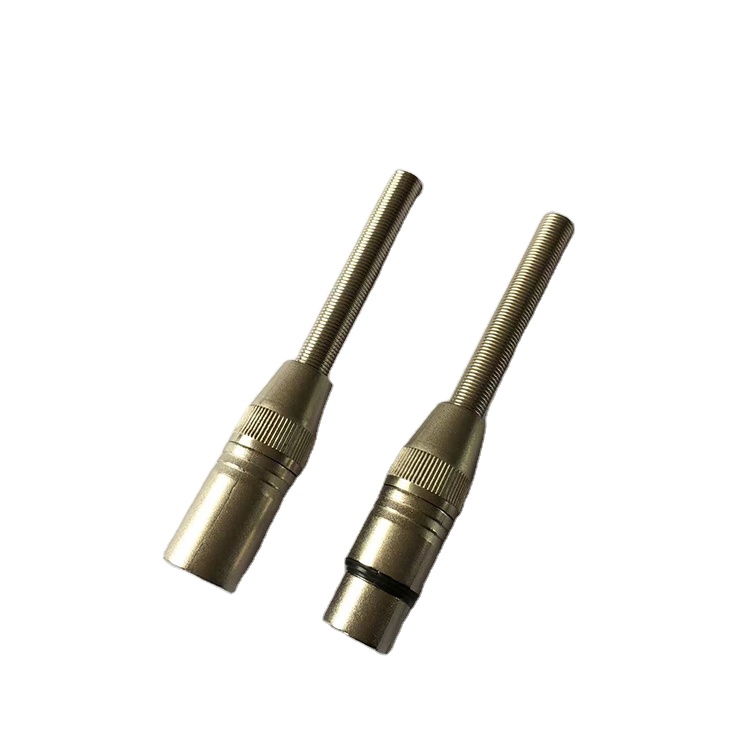 3pins xlr connector with spring